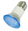 LED Strahler Blau E27 mit 24 LED