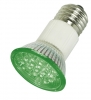 LED Strahler Gr�n E27 mit 24 LED