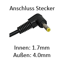 4.0-1.7mm Stecker