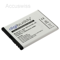 Akku ersetzt Nokia BL-4D, BL4D 1200mAh Li-Ion