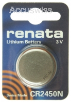 Renata CR2450N 3V Lithium Knopfzelle