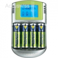 Varta 57070 LCD Schnellladegerät mit 4x AA Akkus