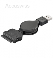 USB Datenkabel (ausziehbar) fr Apple iPad/iPod/iPhone 3G/iPhone 3Gs/iPhone 4