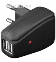 Dual USB Ladegert 2x USB-A, 5V 2.4A 12W