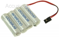 Panasonic Eneloop 4er AA Akku-Pack 4.8V mit Graupner Stecker