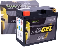 Intact GEL12-12B-4 GEL-Motorradbatterie ersetzt 512901019, DIN51299 12V 10Ah