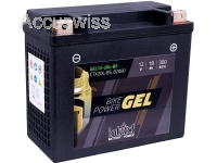 Intact GEL12-20L-BS GEL-Motorradbatterie ersetzt YTX 20L-BS 12V 18Ah