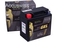 Intact GEL12-9-4B-1 GEL-Motorradbatterie 12V 9Ah ersetzt 12N9-4B1, CB9-B, 50914