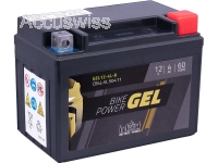 Intact GEL12-5ZS GEL-Motorradbatterie ersetzt GEL12-5ZS, GEL12-4L-BS, 12V 4Ah
