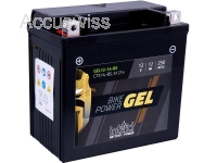 Intact GEL12-14-BS GEL-Motorradbatterie ersetzt GEL12-14-BS, 512014010 12V 12Ah