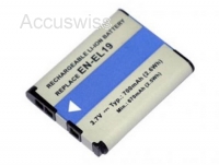 Akku ersetzt Nikon EN-EL19, Sony NP-BJ1 passend für Coolpix A100, S7000 700mAh