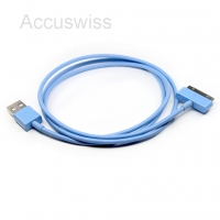 USB Data Kabel fr iPod / iPhone Blau