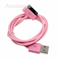 USB Data Kabel fr iPod / iPhone Pink