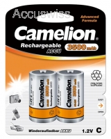 Camelion 1.2V 3500mAh Ni-MH, Typ C, HR14, Baby Akkus 2er Pack