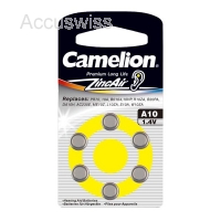 Camelion A10 Zink-Luft Hörgerätebatterie im 6er Pack