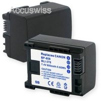 Akku passend für Canon Legria FS19, HF M46, G10 830mAh