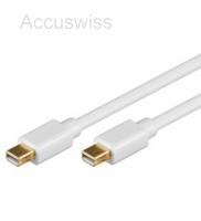 Mini DisplayPort Kabel 2,0 Meter weiss