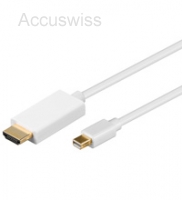 Mini DisplayPort > HDMI, Kabel 1,0 Meter