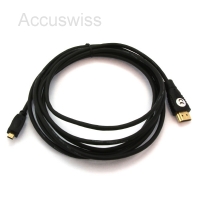 HDMI Kabel 3m, micro HDMI Stecker auf HDMI Stecker