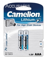 Camelion Lithium AAA, LR03 Batterien 2er Pack