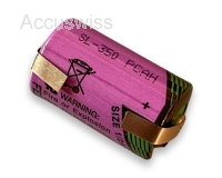 Tadiran SL-350/T 1/2 AA Lithium Batterie mit U-Lötfahne