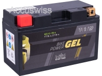 Intact GEL12-7B-4 GEL-Motorradbatterie ersetzt GEL 12-7B-4, 50601 12V 6Ah