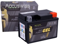 Intact GEL12-4L-BS GEL-Motorradbatterie ersetzt ETX4L-BS, FTX4L-BS 12V 3Ah