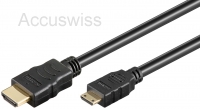 HDMI-Kabel mini HDMI Stecker auf HDMI Stecker 3m