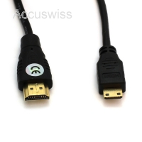 HDMI-Kabel mini HDMI Stecker auf HDMI Stecker 1m
