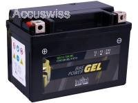 Intact GEL12-12A-BS GEL-Motorradbatterie ersetzt 0092M60160, M6016 12V 10Ah