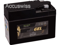 Intact GEL12-4A-BS GEL-Motorradbatterie ersetzt SLA12-4A-BS, YTZ4A-BS 12V 2.5Ah