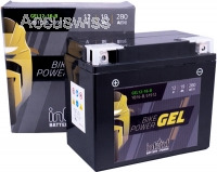 Intact GEL12-16-B GEL-Motorradbatterie ersetzt GEL 12-16-B, DIN 51912, 12V 19Ah