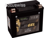 Intact GEL12-20-BS GEL-Motorradbatterie ersetzt 0092M60240, YTX20-4 12V 18Ah
