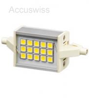 LED Lampe R7s 78mm mit 15 LEDs, Ambient Weiss