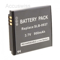 Akku ersetzt Samsung SLB-0937 passend für CL5, NV4, PL10 900mAh