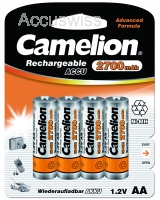Camelion BC-1010B Ladegerät mit 4x AA 2500mAh Akkus