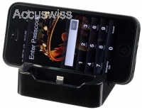 iPhone 5, 5C, 5S, mini-Dockingstation SCHWARZ