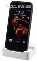 iPhone 5, 5C, 5S, mini-Dockingstation WEISS