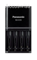 Panasonic Schnell-Ladegerät BQ-CC55 mit 4x Eneloop Pro AA