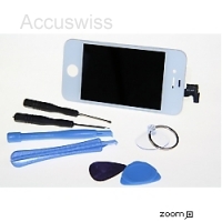 Apple iPhone 4S LCD LC DisplayKomplettsetweiss inkl. Werkzeug