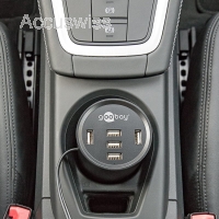 USB-Ladegerät Auto-Becherhalter-Ladegerät mit 5 smarten USB-Port