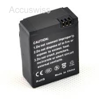 Akku ersetzt GoPro AHDBT-201, AHDBT-301, AHDBT-302 1180mAh