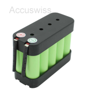 Akku ersetzt Simon NC-2406-LÖ, ST4 10104A, 12V 800mAh Ni-MH Abdeckung + Lötfahne