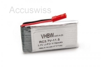 RC Akku-Pack 3.7V 1150mAh Li-Polymer 55 x30 x9mm