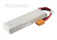 RC Akku-Pack 11.1V 1200mAh Li-Polymer 3S1P, C15, mit XT60 Stecker