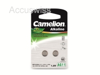 Camelion AG11, LR58, LR721, 2er Pack Batterien