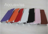 Cover passend für Apple iPhone 5, 5S, SE Leder Weiss