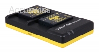 USB Dual Ladegerät für Panasonic DMW-BCG10E Akkus