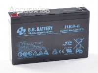 B.B. Battery HR9-6, 6V / 9Ah, 6.3mm T2 Faston