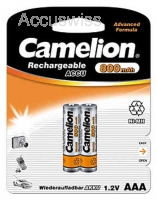 Akku passend für DECT Telefone 2x AAA, Micro 800mAh